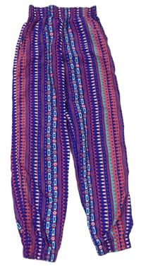 Barevné vzorované turecké kalhoty zn. Pep&Co