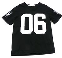 Černé tričko s číslem zn. H&M