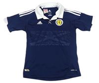 Tmavomdorý funkční fotbalový dres Scotland zn. Adidas 