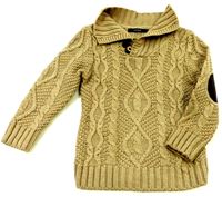 Béžový pletený svetr zn. George
