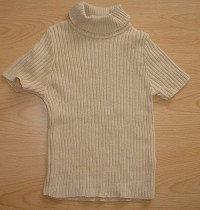 Béžové pletené tričko s roláčkem zn. Marks&Spencer