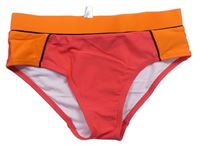 Oranžovo-jahodové plavkové kalhotky zn. George