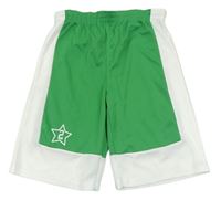 Bílo-zelené sportovní kraťasy s hvězdičkou zn. X-mail