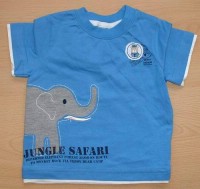 Modré tričko se sloníkem