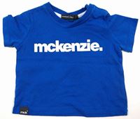 Modré tričko s nápisem zn. mckenzie