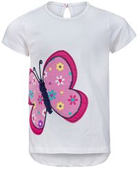 Outlet - Bílé tričko s motýlkem zn. Bhs 