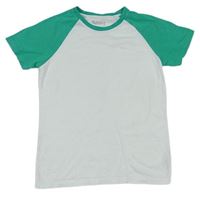 Bílo-zelené tričko zn. Nutmeg