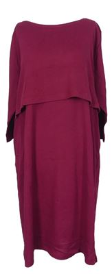 Dámské tmavorůžové svetrové šaty zn. Esmara 