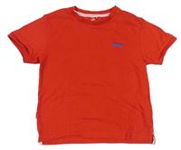 Červené tričko s výšivkou zn. Slazenger