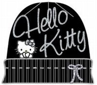 Nové - Černá čepička s Kitty zn. Sanrio 
