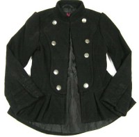 Černý fleecový jarní kabátek zn. Y.D.