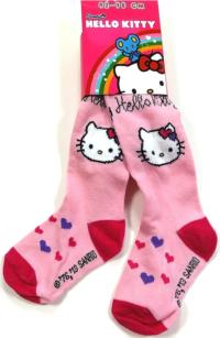 Nové - Světlerůžové punčocháčky s Kitty zn. Sanrio