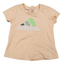 Broskvové tričko zn. Adidas