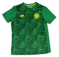 Zelený vzorovaný fotbalový dres - Celtic zn. New Balance