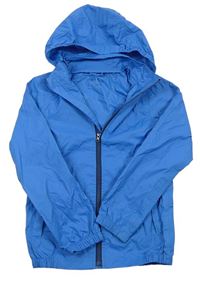 Modrá šusťáková bunda s kapucí zn. Tchibo