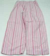 Růžové pruhované pyžámkové kalhoty zn.Cherokee