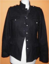 Dámský černý vlněný kabátek zn. H&M