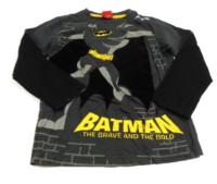 Tmavošedo-černé triko s Batmanem