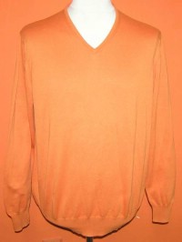 Pánský oranžový svetr zn. Zara