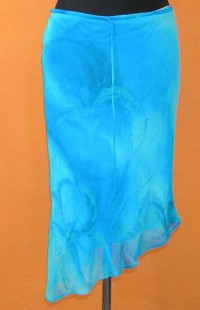 Dámská modrá sukně
