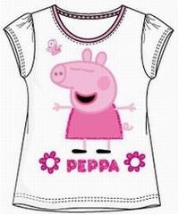 Nové - Bílo-růžové tričko s Pepinou