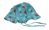 Modrý klobouk s papoušky zn. H&M
