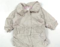 Béžový plátěný jarní kabátek zn. H&M 