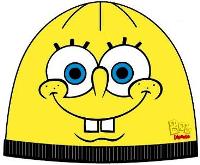 Nové - Žluto-černá čepička se Spongebobem zn. Nickelodeon 