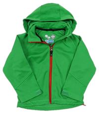 Zelená softshellová bunda s kapucí zn. Mckinley  