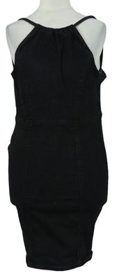 Dámské černé riflové šaty zn. New Look