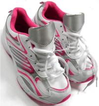 Outlet - Bílo-šedo-růžové botasky vel. 36