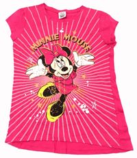Růžové tričko s Minnie zn. Disney 