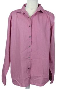 Pánská růžová vzorovaná košile zn. George vel. 17,5