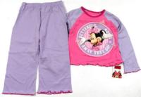 Outlet - Fialovo-růžové pyžámko s Minnie zn. Disney
