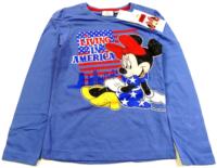 Nové - Modré triko s Minnií zn. Disney