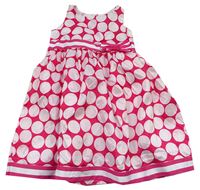 Outlet - Růžovo-bílé puntíkované šaty zn. George
