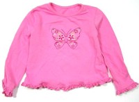Růžové triko s motýlkem zn. St. Bernard