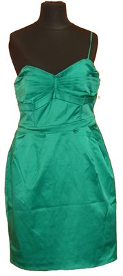 Dámské zelené saténové šaty zn. H&M - nové