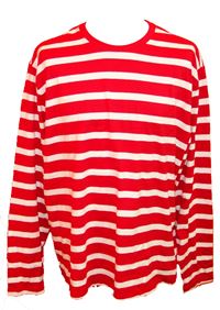 Pánské červeno-bílé pruhované triko zn. Southbay 