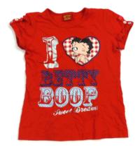 Červené tričko s Betty Boop zn. George