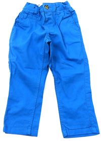Modré plátěné chino kalhoty zn. H&M