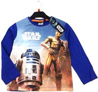 Nové - Modré triko s potiskem Star Wars 