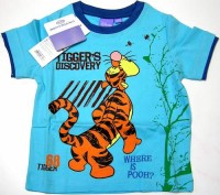 Outlet - Modré tričko s Tygříkem zn. Disney