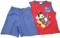 Outlet - Červeno-modrý letní komplet s Mickeym zn. Disney