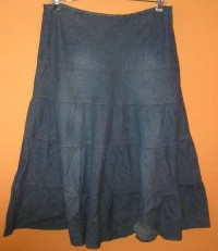 Dámská modrá riflová sukně zn. Cherokee