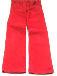 Červené riflové 7/8 kalhoty zn.Denim Co