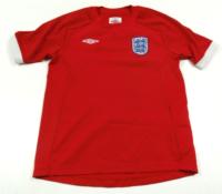 Červené sportovní tričko England zn. Umbro 