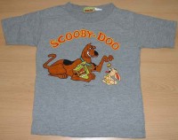 Šedé tričko se  Scoobym