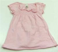 Růžové tričko s kytičkou zn. C&A