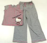 Šedé pyžamo s Hello Kitty zn. Sanrio+George 